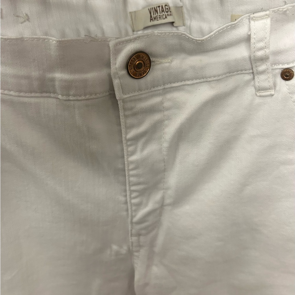 Jeans Vintage America blues Crisp White Jeans Weekend Crop 14/32😁